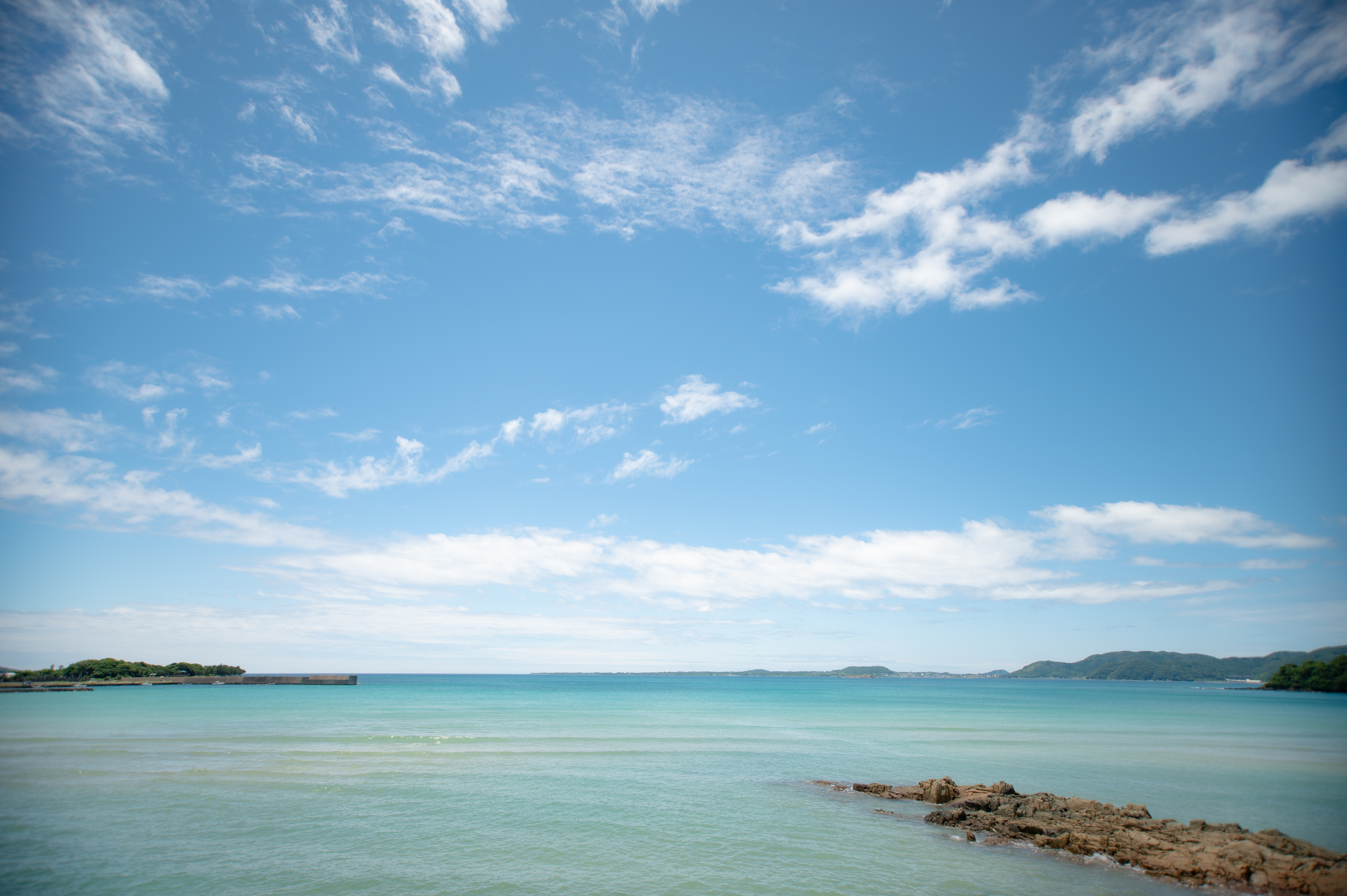 Pilgrims walking quietly through the Goto Islands